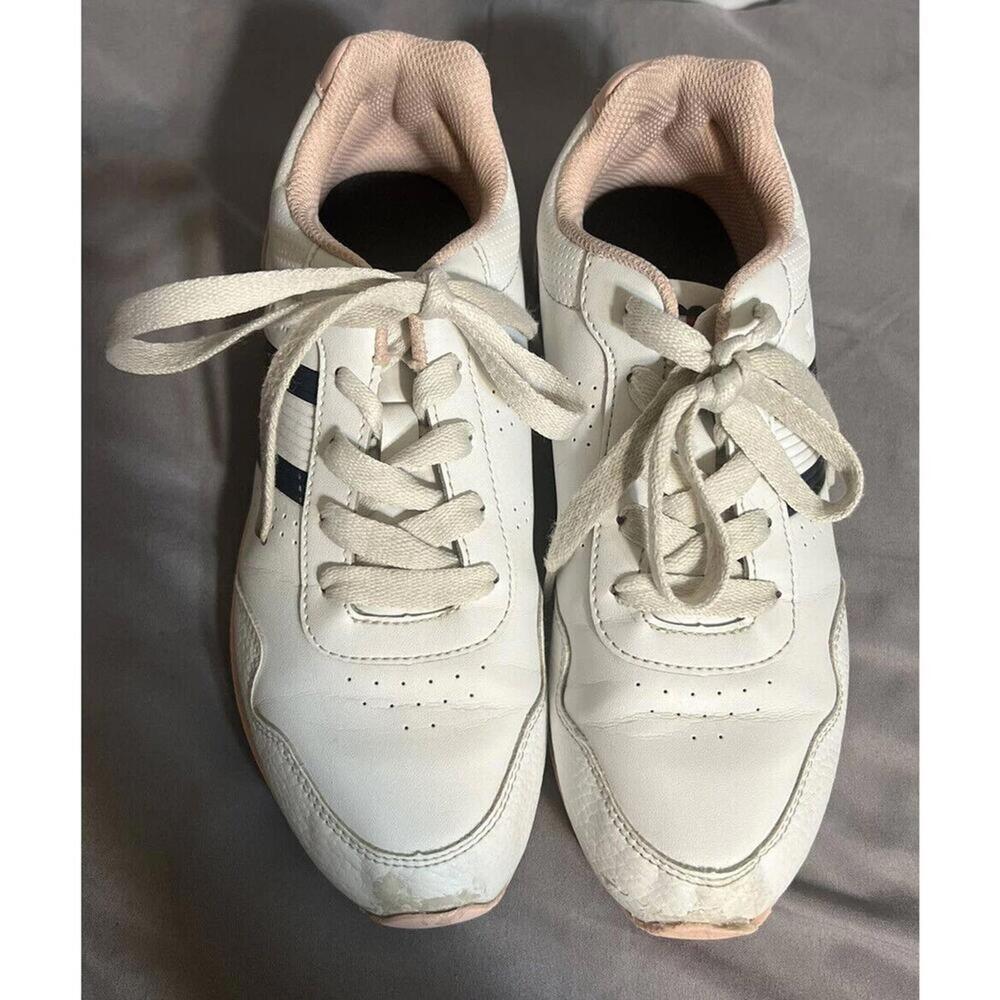 White And Pink Tommy Hilfiger Shoes Size US4